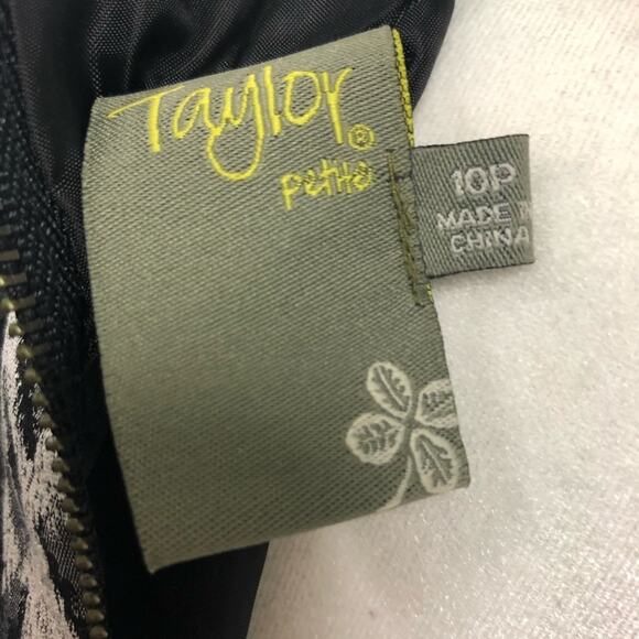 Taylor petite Leopard print sleeveless dress size 10P - Picture 5 of 8